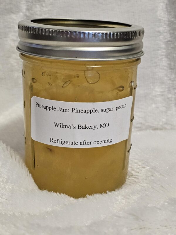 Pineapple Jam: Pineapple, Sugar, Pectin