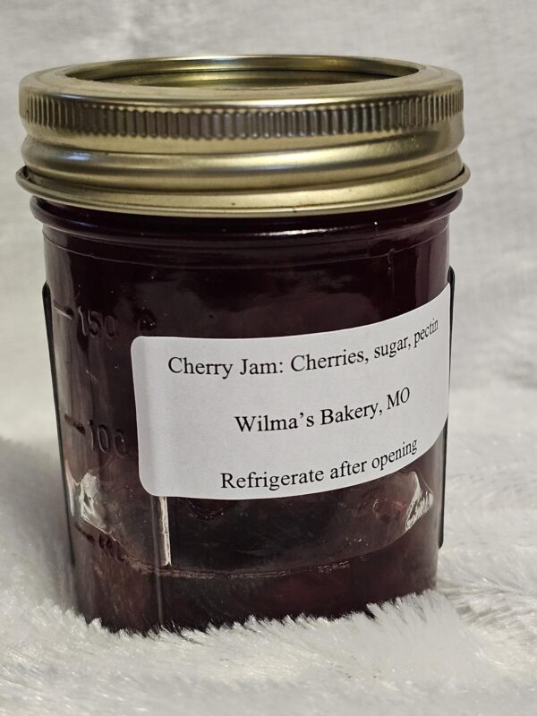 Cheery Jam: Cherries, Sugar, Pectin