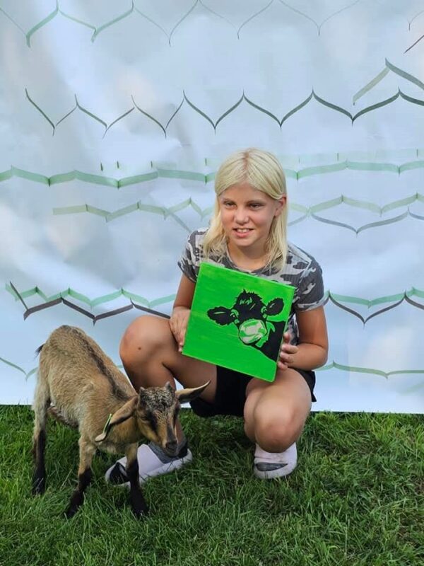 Painting With Goats